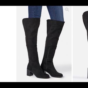 Heeled knee high boots